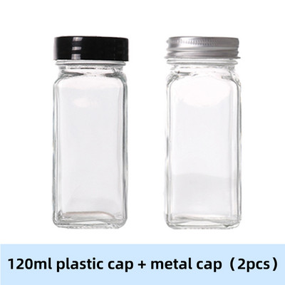 Staklo Kuhinjski set začina za začine Boce Sol i papar Žlica Staklenke Kist za ulje Posuda za med Posuda za hranu Posuda za pohranu Prozirni poklopac