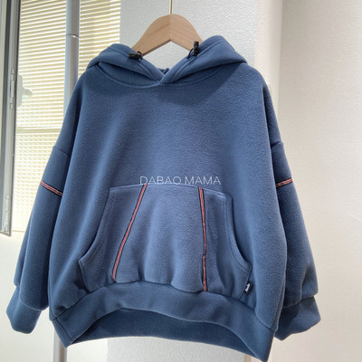 Hanorac pentru copii cu gluga si buzunar pentru baieti