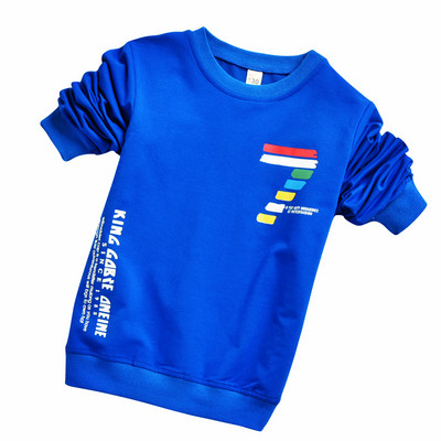 Fiú alkalmi sport pulóver hosszú ujjal