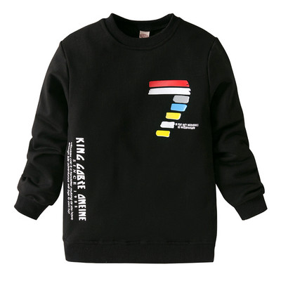 Fiú alkalmi sport pulóver hosszú ujjal