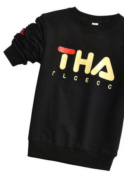 Fiú alkalmi sport pulóver hosszú ujjal