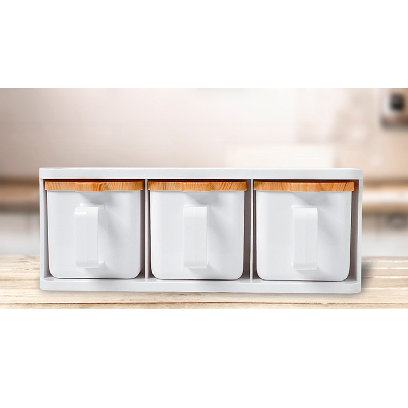 Set de suport pentru cutie de condimente de bucătărie sare transparentă, piper, chimen, pudră, suport de depozitare pentru condimente, borcan pentru condimente, instrumente de organizare pentru ierburi