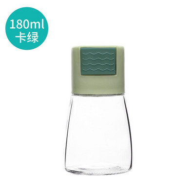 Rezervor de condimente cantitativ Organizator de bucătărie Sticlă de control al sării Recipient de depozitare din plastic Borcane pentru condimente Borcan de sticlă acasă