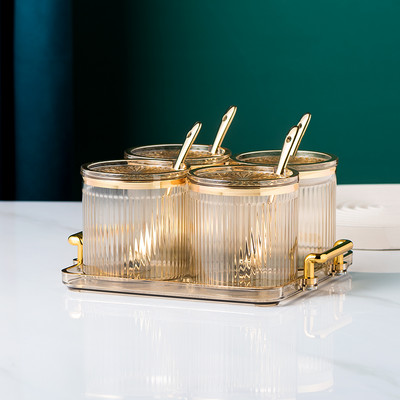 Set borcane din plastic pentru condimente Accesorii pentru bucătărie Instrumente pentru condimente Recipient pentru condimente Saliera Cutie pentru condimente Borcan pentru condimente Sticla pentru condimente