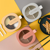 Sós és borsos fűszeres üveg fedővel átlátszó fűszertartó edény fűszertároló doboz sütőtök fűszeres dobozok konyhai kanna készletek