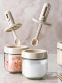 Staklenka za začine s poklopcem Žlica Lonac za začine Solanac Organizator boca šećera Kutija Kutija za pohranu Set staklenki začina za kuhanje