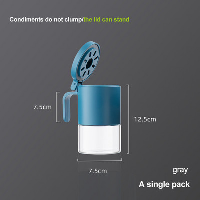 Staklenke za začine Kuhinjska kutija za začine Plastični spremnik za kućanstvo za začine Roštilj Boca za začine Ulje Sol Šećer Boca sa žlicom