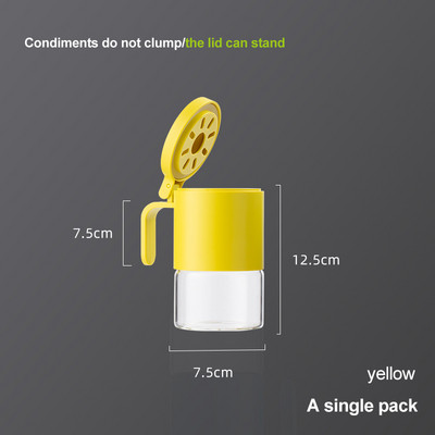 Staklenke za začine Kuhinjska kutija za začine Plastični spremnik za kućanstvo za začine Roštilj Boca za začine Ulje Sol Šećer Boca sa žlicom