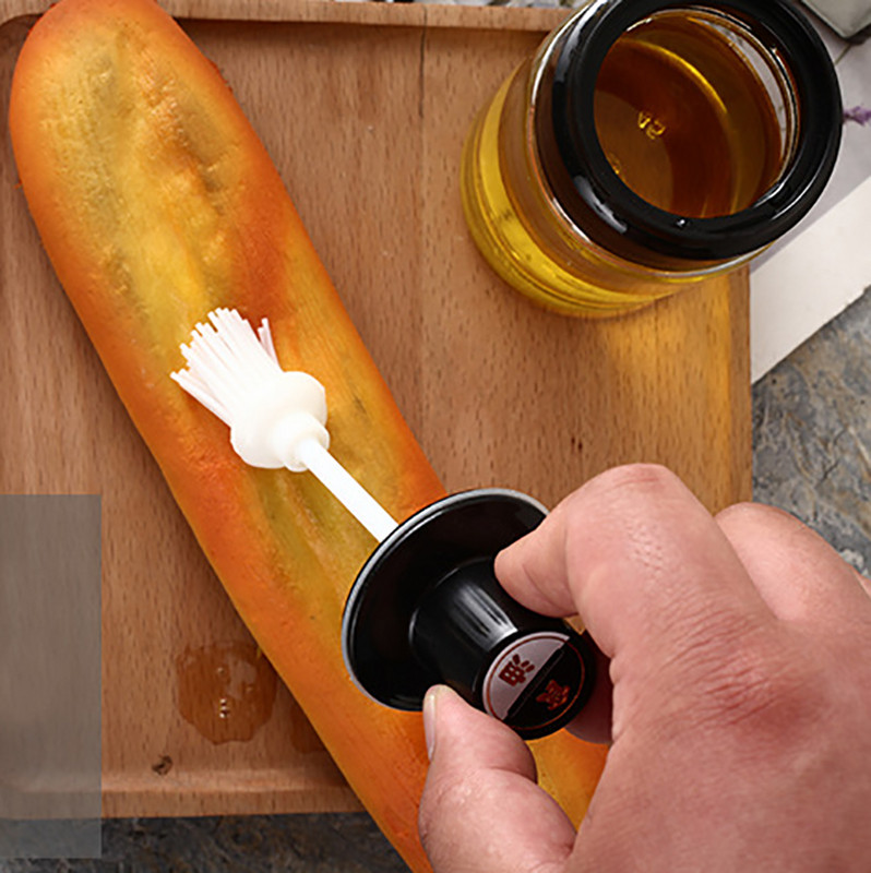 Staklena zatvorena boca sa začinima od 250 ml Poklopac žlice Integrirana četka Staklenka za med Lonac za ulje Sprej za papar Stalak za začine Posuda za sol