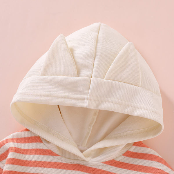 Hanorac pentru copii cu dungi pentru fete