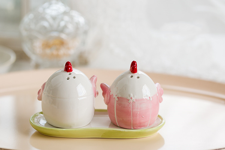 Kreativitás tojás só- és borsszóró csirkék fűszeres doboz fűszertároló konyhai eszközök nyúl fűszeres üvegek só és bors