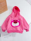 Įprasti megztiniai su gobtuvu su aplikacijomis mergaitėms