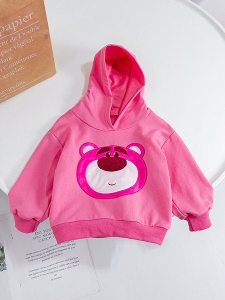 Įprasti megztiniai su gobtuvu su aplikacijomis mergaitėms