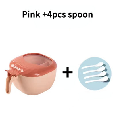 kawaii stílusú fűszeres tégely fűszeres doboz só és bors shakerek háztartási cukor gabona fűszernövény tartály konyhai rendszerező és tároló