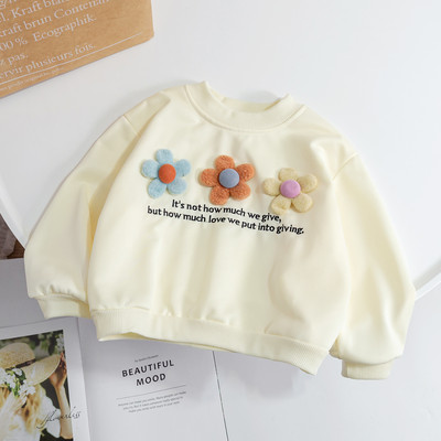 Őszi blúz lányoknak virágokkal