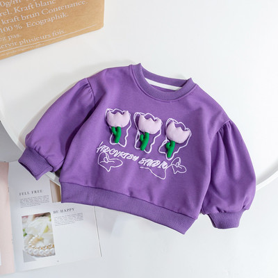 Vaikiška palaidinė mergaitėms su 3D efektu