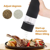 Električni mlin za papar, sol, crni papar, indukcijski mlin od nehrđajućeg čelika 304 za kućni restoran, kuhinjski alat, začin