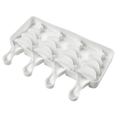 Nauja Kalėdų eglutės ledų forma „pasidaryk pats“ „Žvaigždučių“ buitinė silikoninė abrazyvinė animacinių filmų naminė „pasidaryk pats“ popsicle forma