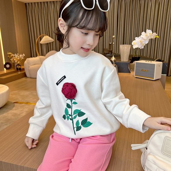 Bluză modernă pentru copii cu element 3D pentru fete