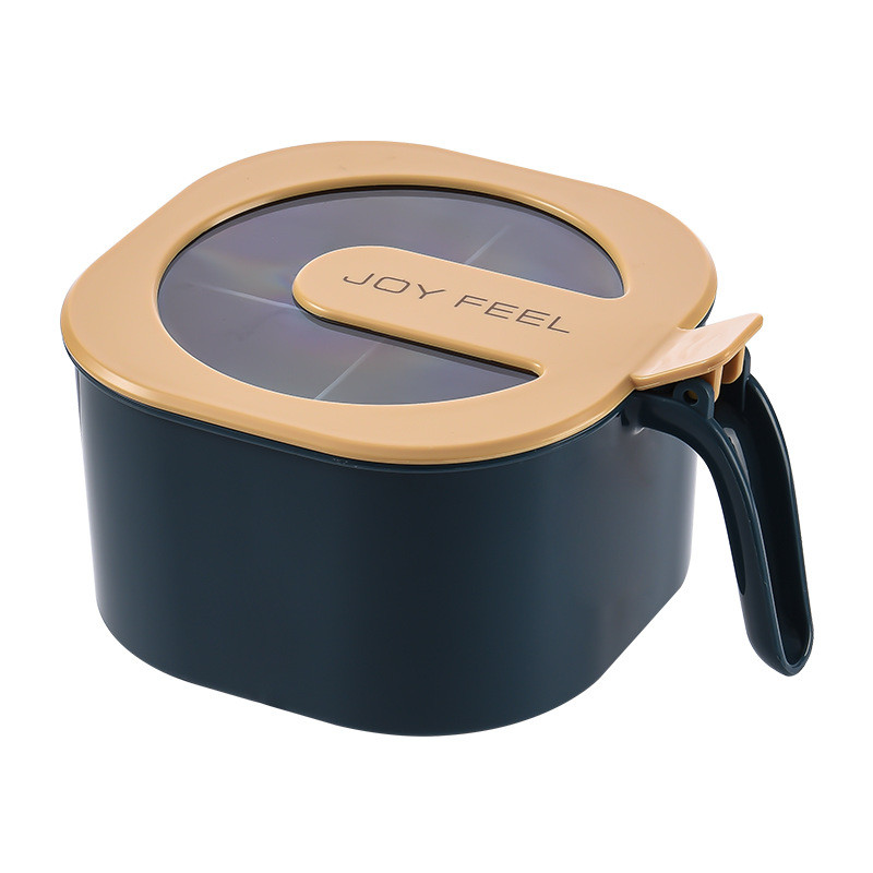 Borcan de condimente de sare și piper cu capac Recipient transparent de condimente Cutie de depozitare pentru condimente Seturi de recipiente de bucătărie Cutii de condimente de dovleac