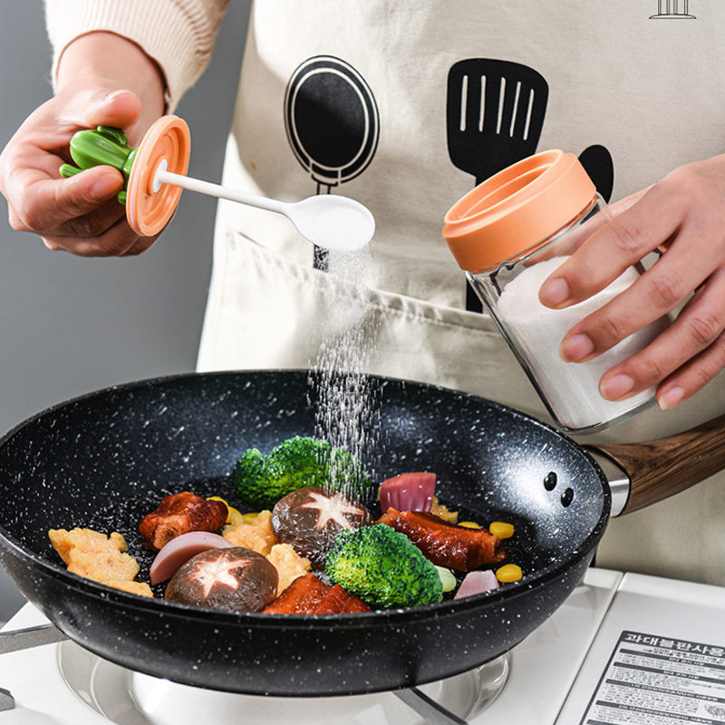 Obelix Borcan de condimente de bucătărie Cutie de condimente Cutie de condimente în formă de cactus Seturi de sticle de condimente Borcan de sticlă Borcan de condimente solide pentru bucătar