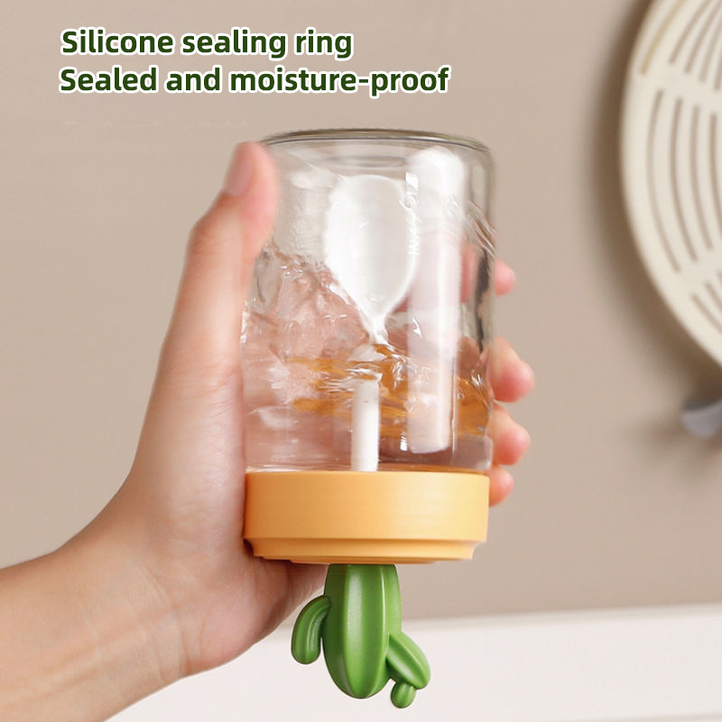 Obelix Borcan de condimente de bucătărie Cutie de condimente Cutie de condimente în formă de cactus Seturi de sticle de condimente Borcan de sticlă Borcan de condimente solide pentru bucătar