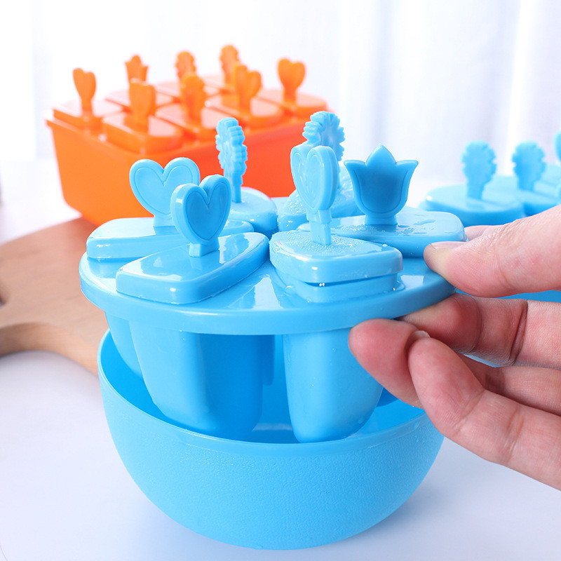 Házi készítésű popsikás fagylalt popsiklóforma Nem mérgező kreatív háztartási hideg ital jégkockadoboz jég