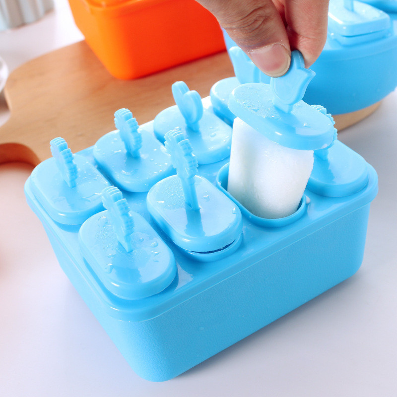 Házi készítésű popsikás fagylalt popsiklóforma Nem mérgező kreatív háztartási hideg ital jégkockadoboz jég