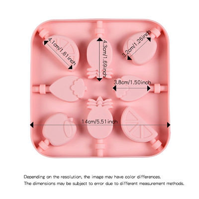 Formă din silicon pentru acadele Forme pentru prăjituri pentru bomboane tari, ciocolată, gumate, gumate, pentru înghețată, forma pentru pop, fluture, dinozaur, animal de companie