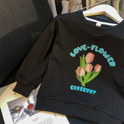 Bluza pentru copii model nou cu broderie pentru fete