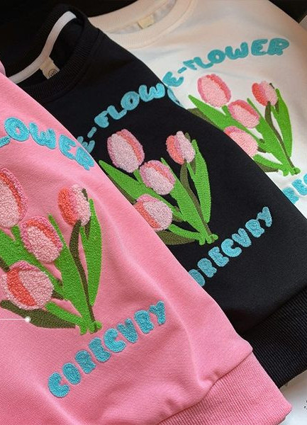 Bluza pentru copii model nou cu broderie pentru fete