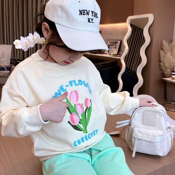 Bluza pentru copii model nou cu broderie pentru fete