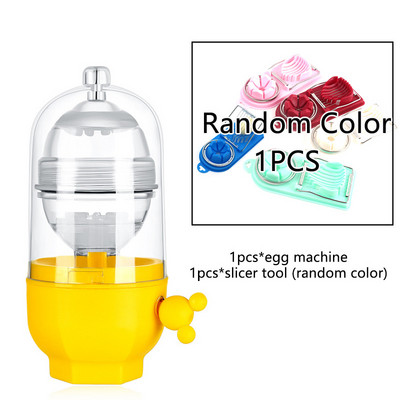 Új kézi működtetésű aranytojás készítő belső mixer konyhai főzőkészülék hordozható tojásfőző eszköz Tojáskeverő shaker