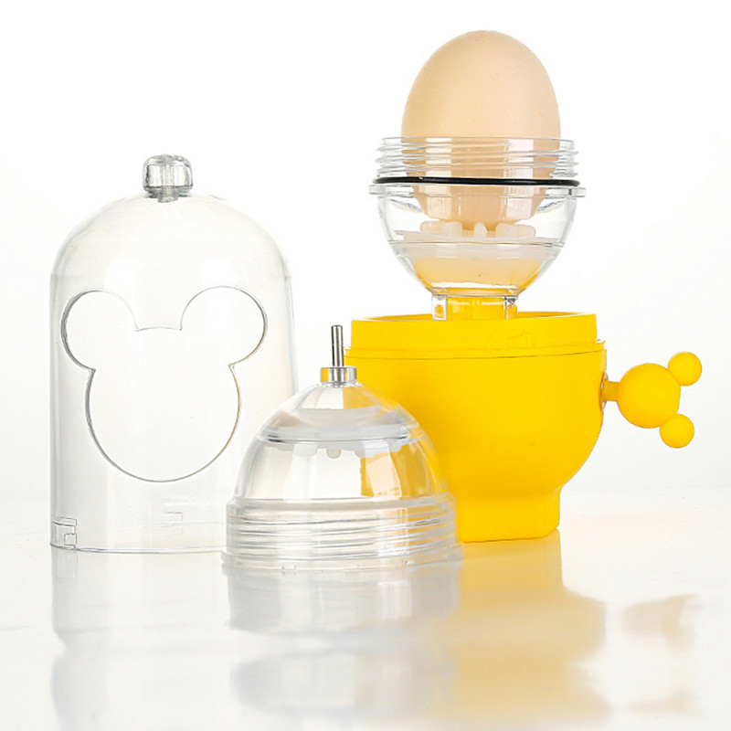 Új kézi működtetésű aranytojás készítő belső mixer konyhai főzőkészülék hordozható tojásfőző eszköz Tojáskeverő shaker