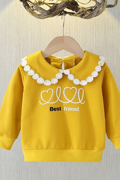 Bluza pentru copii pentru fete cu broderie