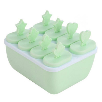 Virtuvės ledo kubelių formelės Daugkartinio naudojimo popsicle aparatas „pasidaryk pats“ ledų įrankiai Virtuvės 6/8 ląstelių saldainių formelių padėklo juostos įrankiai