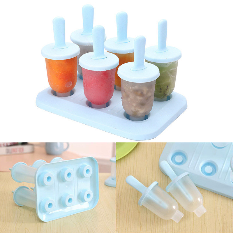 Virtuvės ledo kubelių formelės Daugkartinio naudojimo popsicle aparatas „pasidaryk pats“ ledų įrankiai Virtuvės 6/8 ląstelių saldainių formelių padėklo juostos įrankiai