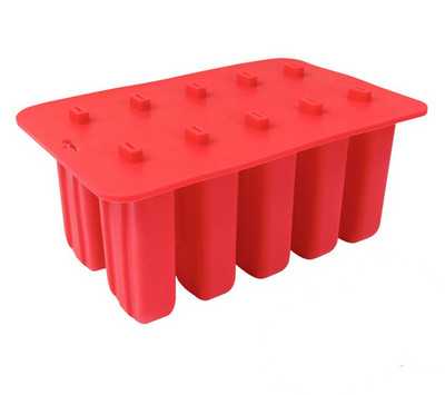 Élelmiszer-minőségű popsikló szilikon formák 4/10 üreges házi konyhai fagylalt szilikon BPA mentes fagyasztott jégkrémkészítő