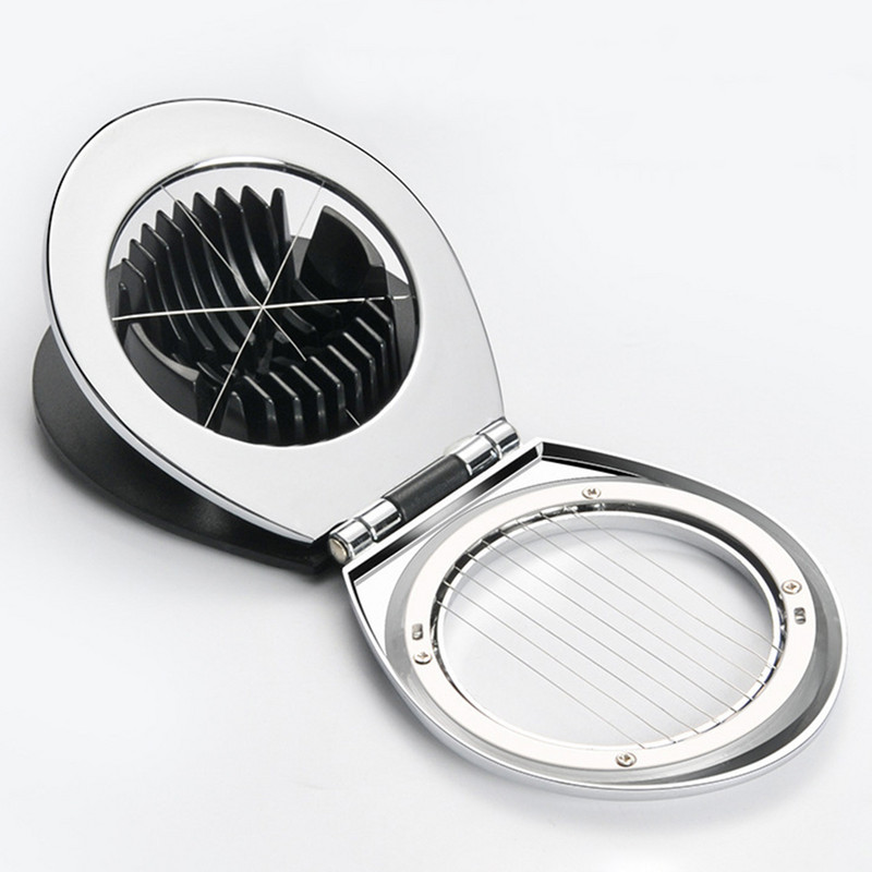 Unelte de bucătărie Tăiătoare de ouă din oțel inoxidabil Tăietoare de ouă Separator de ouă Tăiere de ouă Instrumente de tăiat căpșuni Accesorii de bucătărie