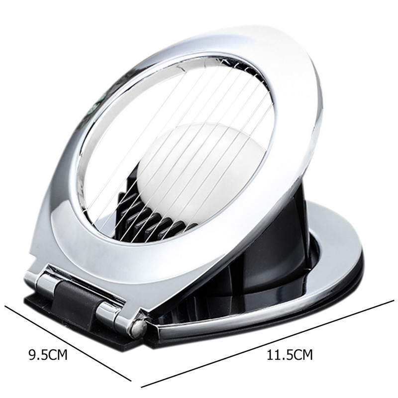 Unelte de bucătărie Tăiătoare de ouă din oțel inoxidabil Tăietoare de ouă Separator de ouă Tăiere de ouă Instrumente de tăiat căpșuni Accesorii de bucătărie