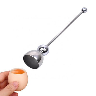 Egg Cracker Egg Topper Snipper Ανοξείδωτο Εργαλείο κουζίνας Ατσάλι Κόφτης Ανοιχτήρι Ψαλίδι Αυγό ανοιχτό κέλυφος Βρασμένο μαγειρεμένο σύρμα Κουζίνα αυγών