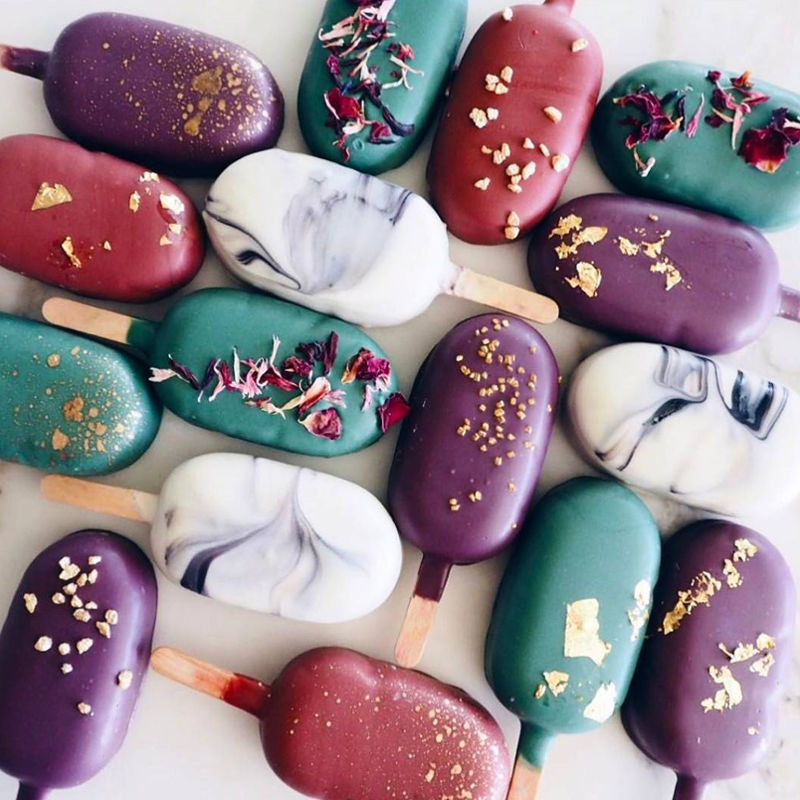 4/8 Cell Magnum Silikoninė Forma Silikoninė Ledų Forma Popsicle Formos „Pasidaryk pats“ ledų formelės ledų formavimo formavimo formelės ledų padėklas