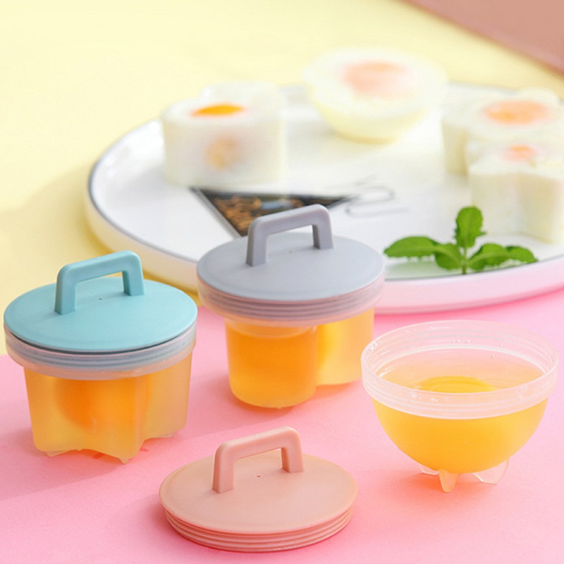 Drăguț pentru braconaj de ouă, din plastic, o formă drăguță pentru ou fierte, o formă drăguță, pentru o fierbere de ouă, de calitate alimentară, un cuptor cu aburi, unelte de bucătărie