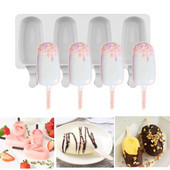 3/4, chiar și aparat de înghețată, forma pentru popsicle și bețișoare pentru copii, din silicon, pentru gheață, pentru desert, accesorii pentru bucătărie, gadgeturi pentru casă