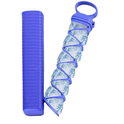 Tavă de gheață extrasă, bară, pungă pentru prepararea gheții. Tavă de gheață reutilizabilă stivuabilă cu capac.