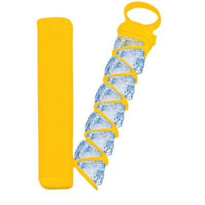 Tavă de gheață extrasă, bară, pungă pentru prepararea gheții. Tavă de gheață reutilizabilă stivuabilă cu capac.