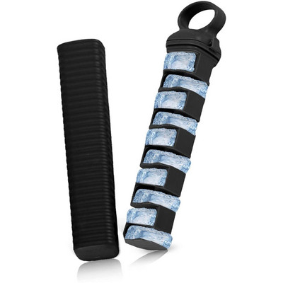 Tavă de gheață extrasă, bară, pungă pentru prepararea gheții. Tavă de gheață reutilizabilă stivuabilă cu capac.