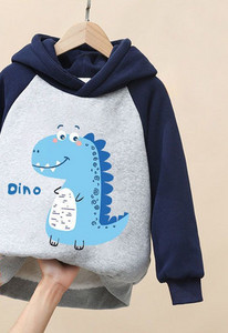 Hanorac pentru copii pentru fete - cu gluga si captuseala