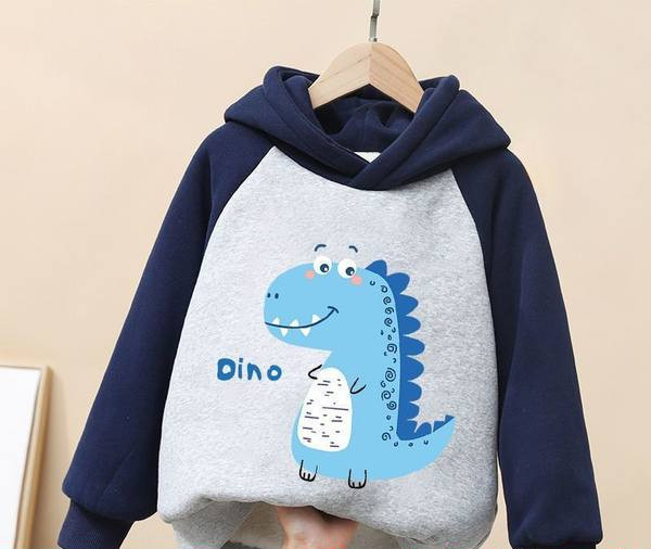 Hanorac pentru copii pentru fete - cu gluga si captuseala