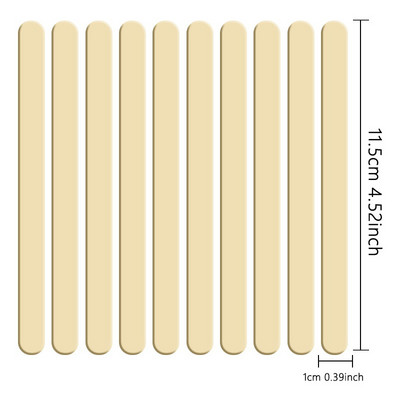 Élelmiszeri minőségű akril fagylalt rudak 10db/szett Színes, világos popsipálca keverőrúd megkülönböztető címkék konyhai eszközök